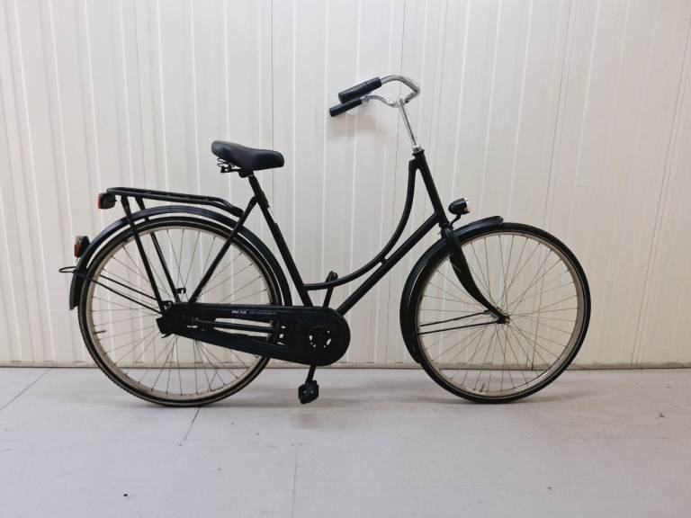 v🚲Nice Condition OMA FIETS Dutch City  Bike Single Speed  M Frame Mudguards Back Rack Warranty  🚲