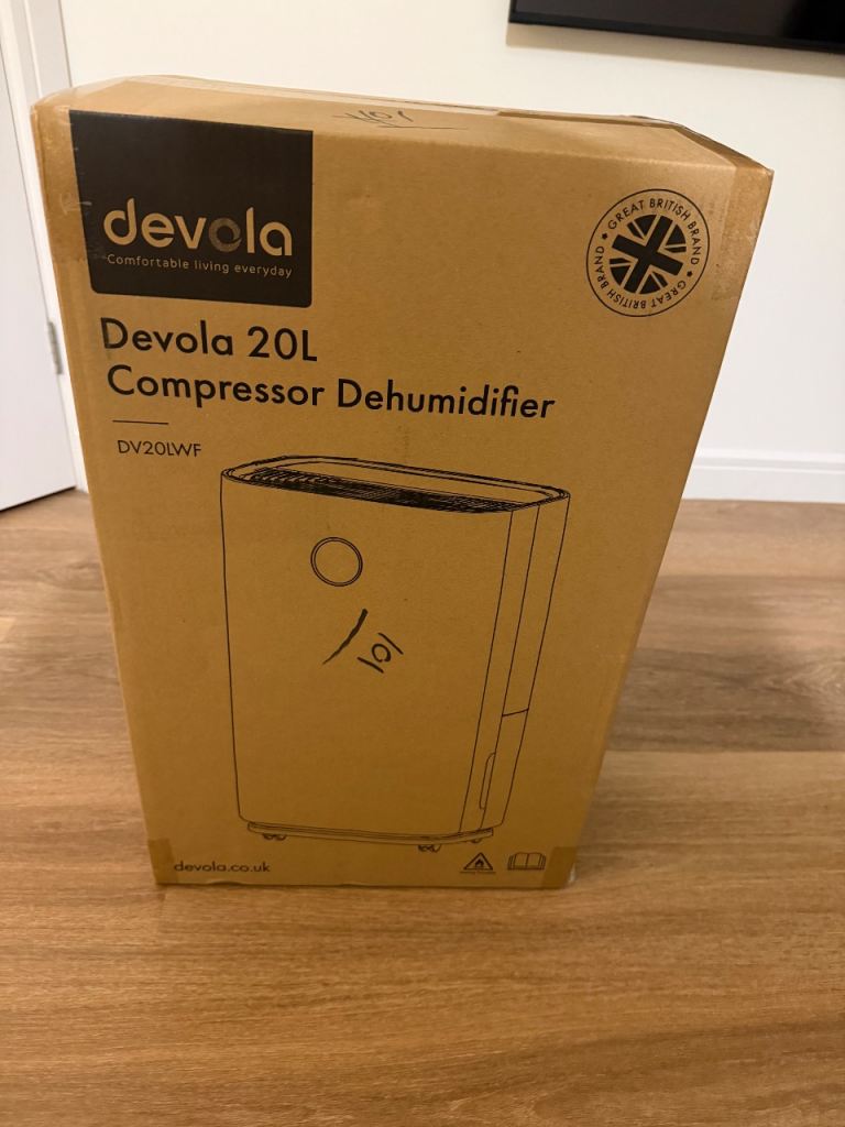 image for Devola 12L dehumidifier brand new in box 