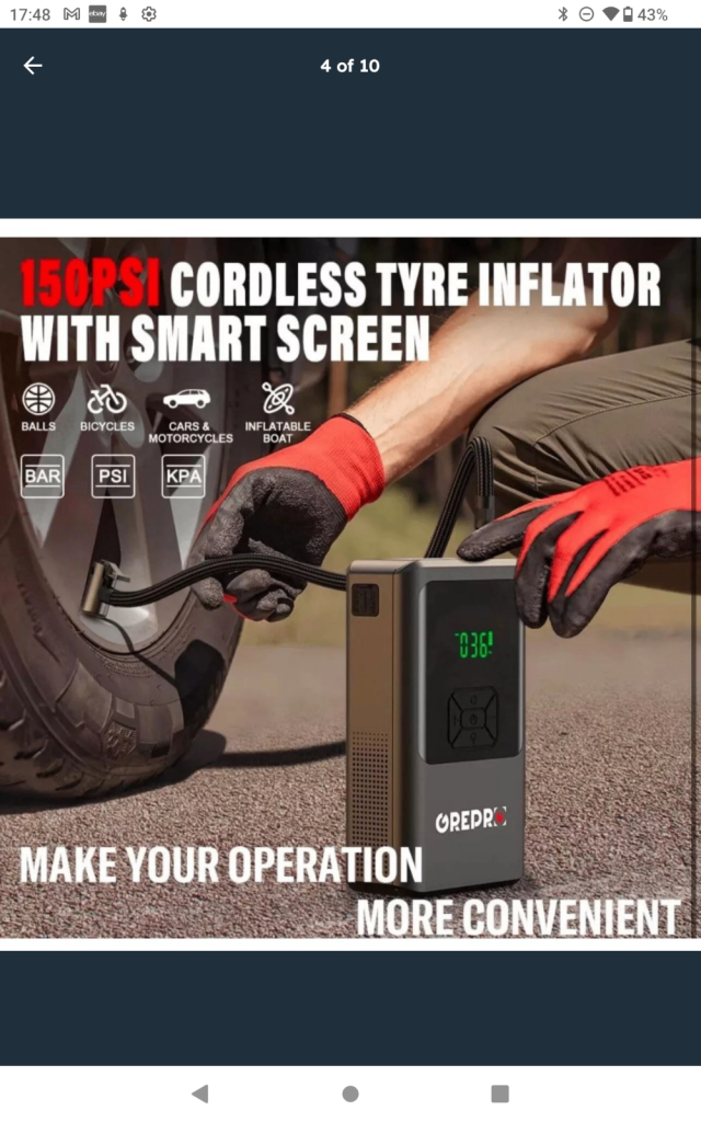 Grepro jump starter and pump 3amp jump starter brand new led lights phone charger  quality product 