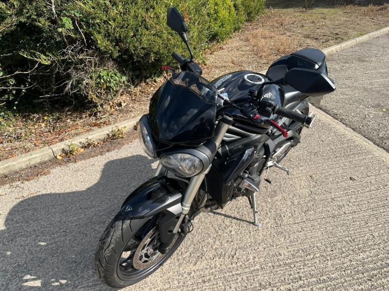 2017 17 TRIUMPH STREET TRIPLE S 765 NAKED BLACK 765S HISTORY HPI CLEAR