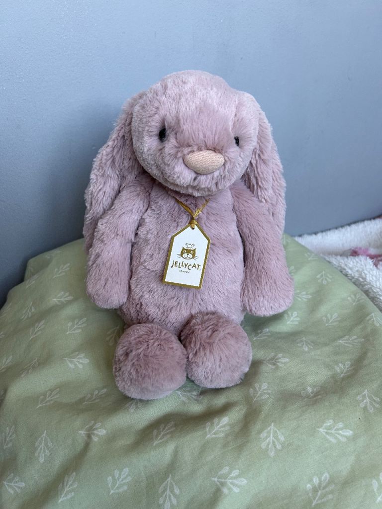 Jellycat Bashful Luxe Rosa bunny BRAND NEW with tags