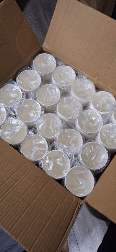 1000 Paper cups 4oz or 12oz each box