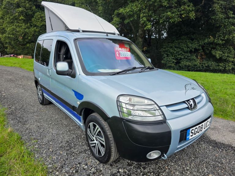 2008 Peugeot PARTNER COMBI CAMPER VAN 1.6 HDi Escapade 5dr camper van  MPV Diesel Manual
