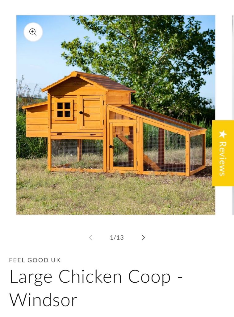 Brand new - FeelGood Windsor large chicken coop