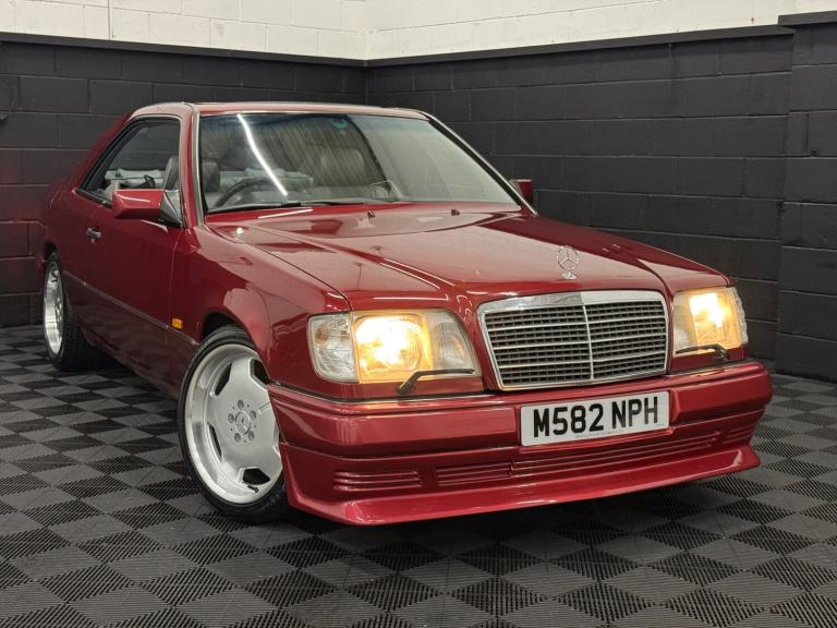 1994 M MERCEDES BENZ E220 2.2 W124 COUPE AUTOMATIC ALMANDINE RED 