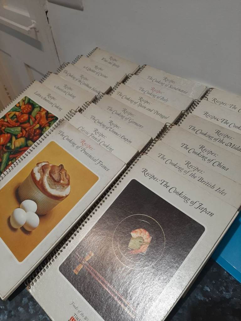 Set of 18 Time-Life vintage cookbooks Foods of the World