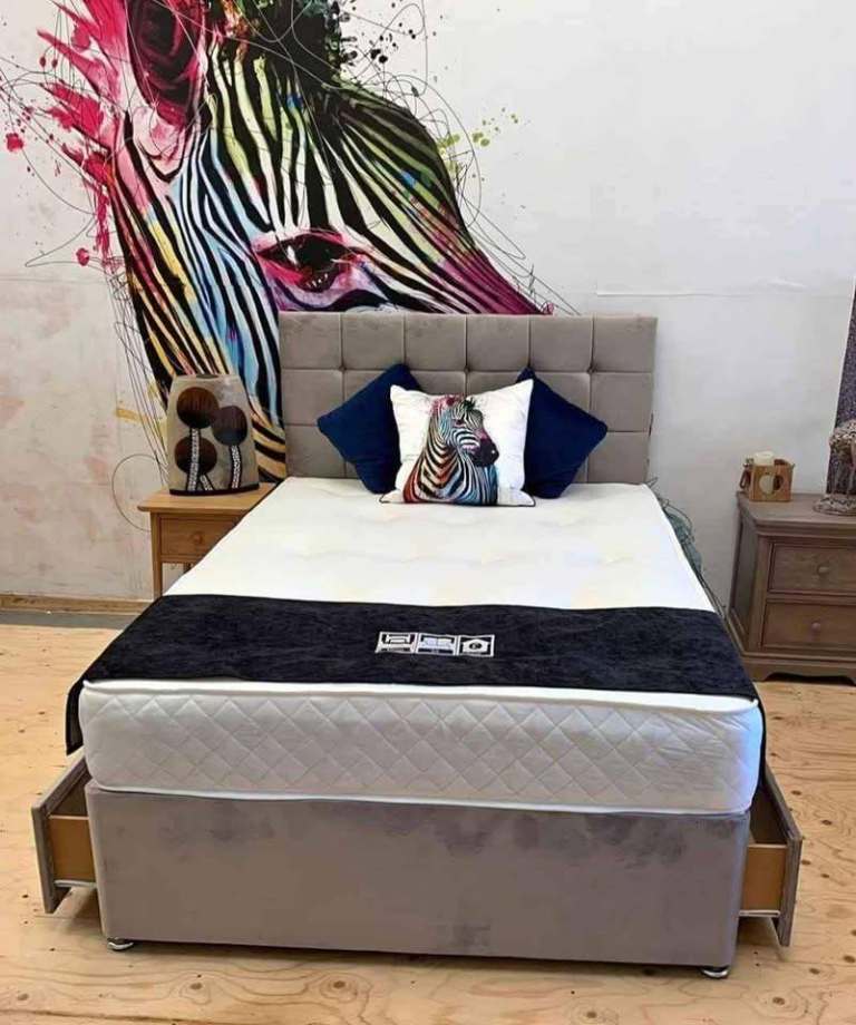 image for  Christmas Promo! 🎄 Double Divan Bed 4ft6 With Mattress | Fast Today Delivery! **