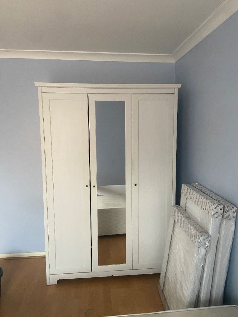 Ikea Double wardrobe with shelving