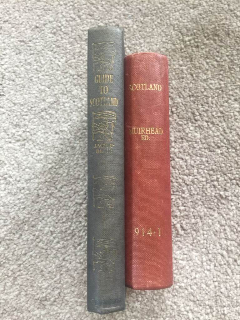 Two vintage guide books to Scotland BOTH for