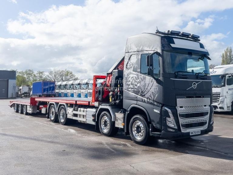 2026 (75) VOLVO FH 500 GLOBETROTTER 8X2 CRANE-MOUNTED DRAWBAR OUTFIT