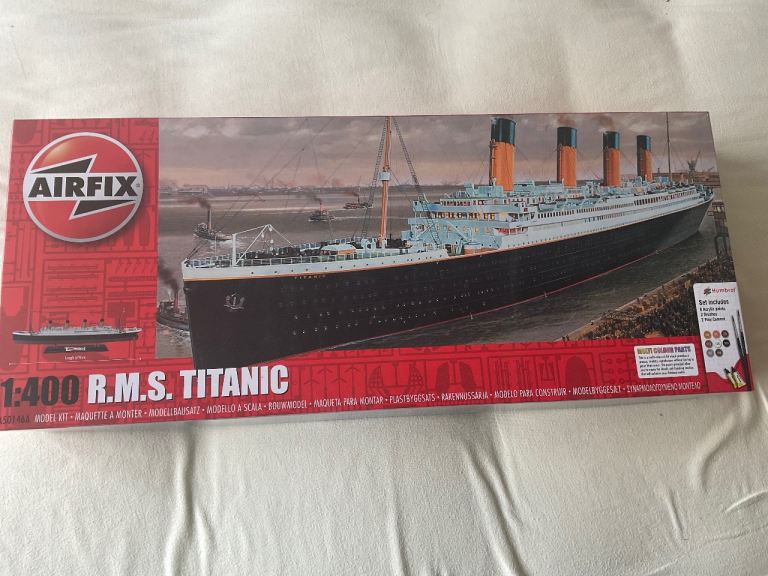 Airfix 1:400 R.M.S. Titanic Model Kit - NEW, Unopened Box