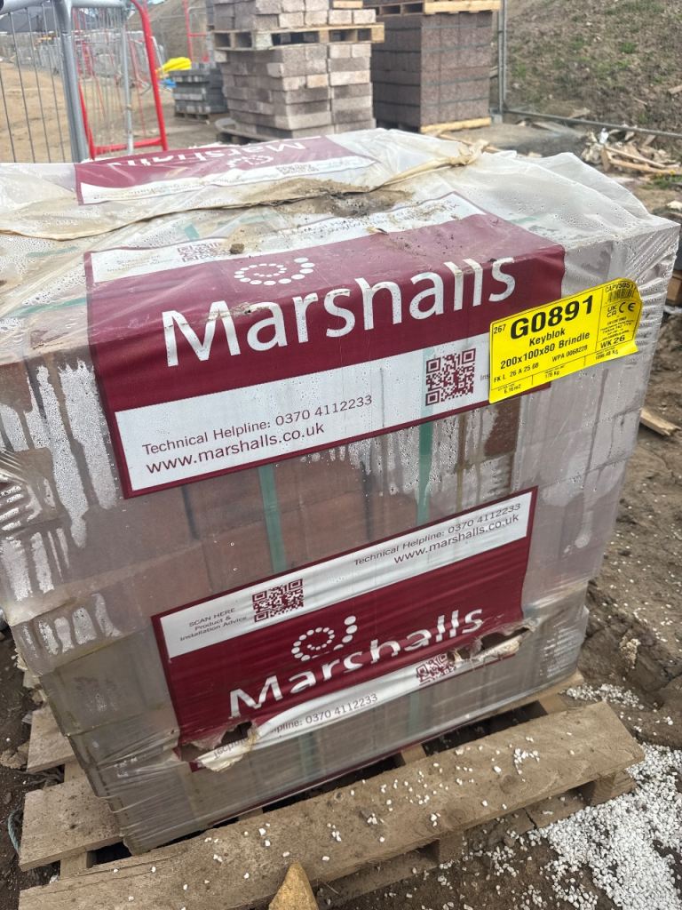 Marshalls Brindle Monoblock – 3 Full Pallets, New
