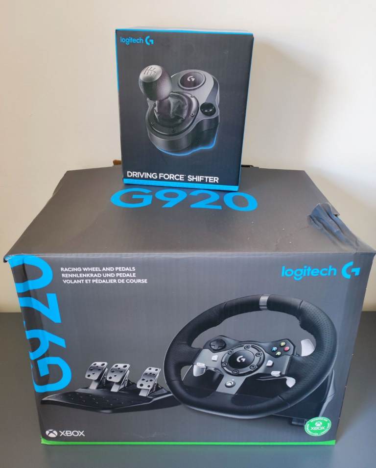 Logitech G920 - PC | XBOX - steering wheel + pedals + shifter | in ...