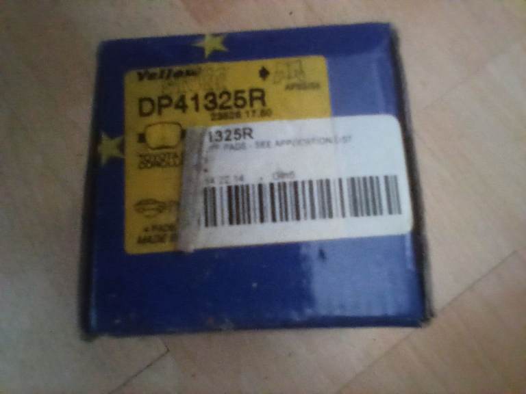 EBC yellow stuff front brake pads . 