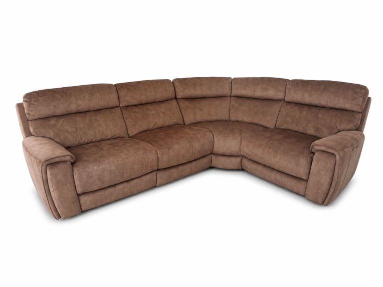 Taupe Corner Recliner Sofa, Armchair & Footstool