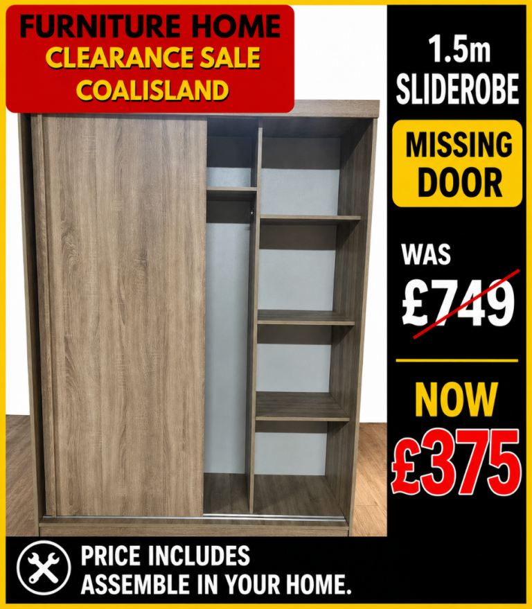 1.5m Sliderobe