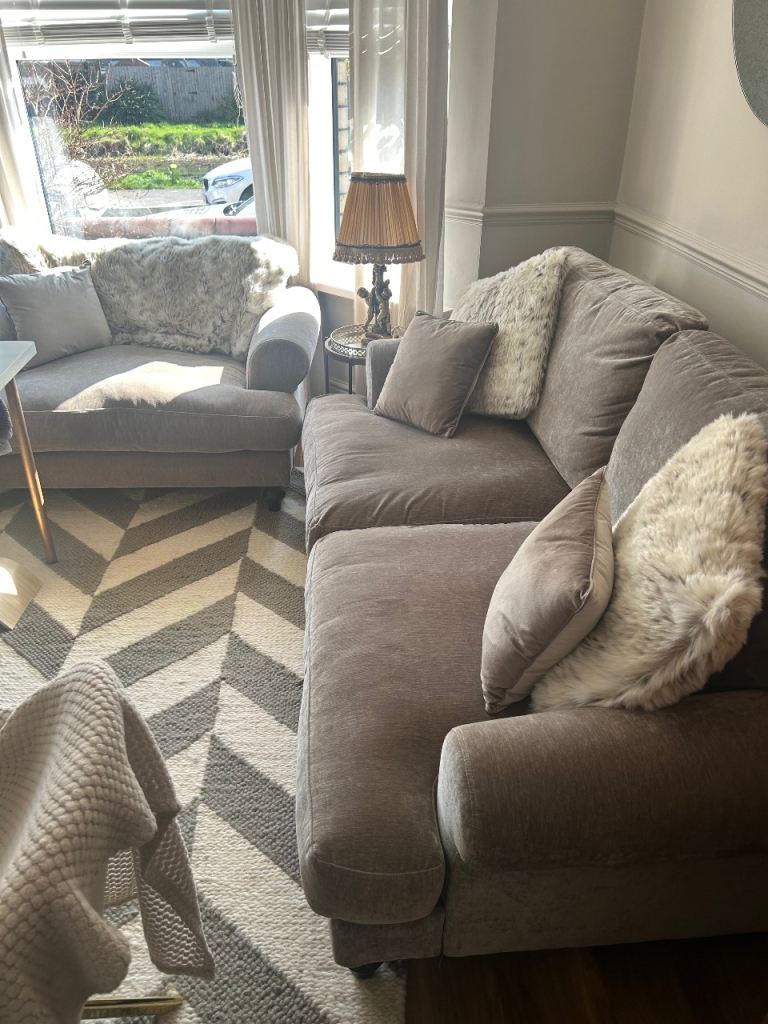 Dfs 3 seater and large chair