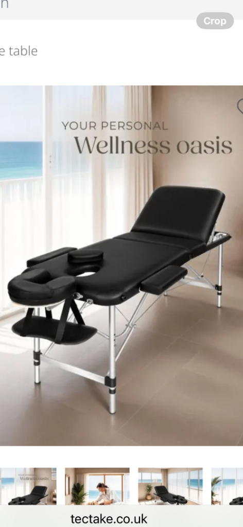 Massage table