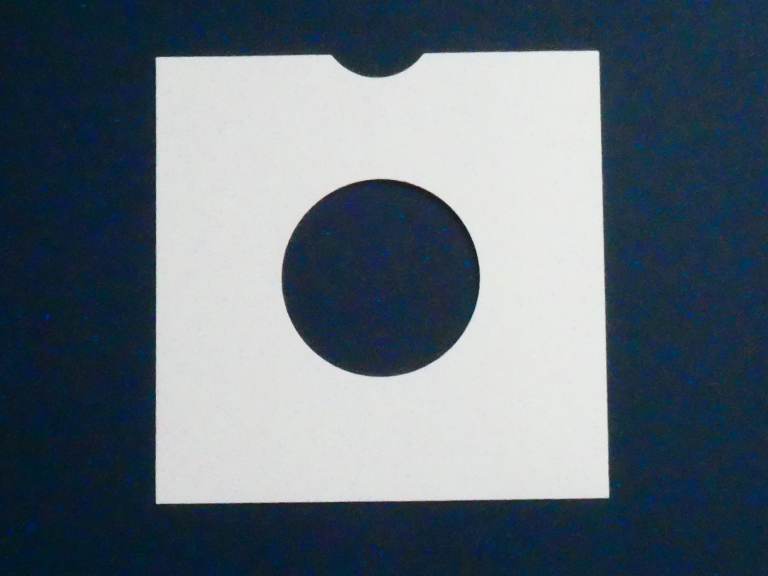 15 new/unused stiff white card record sleeves for 45rpm records.