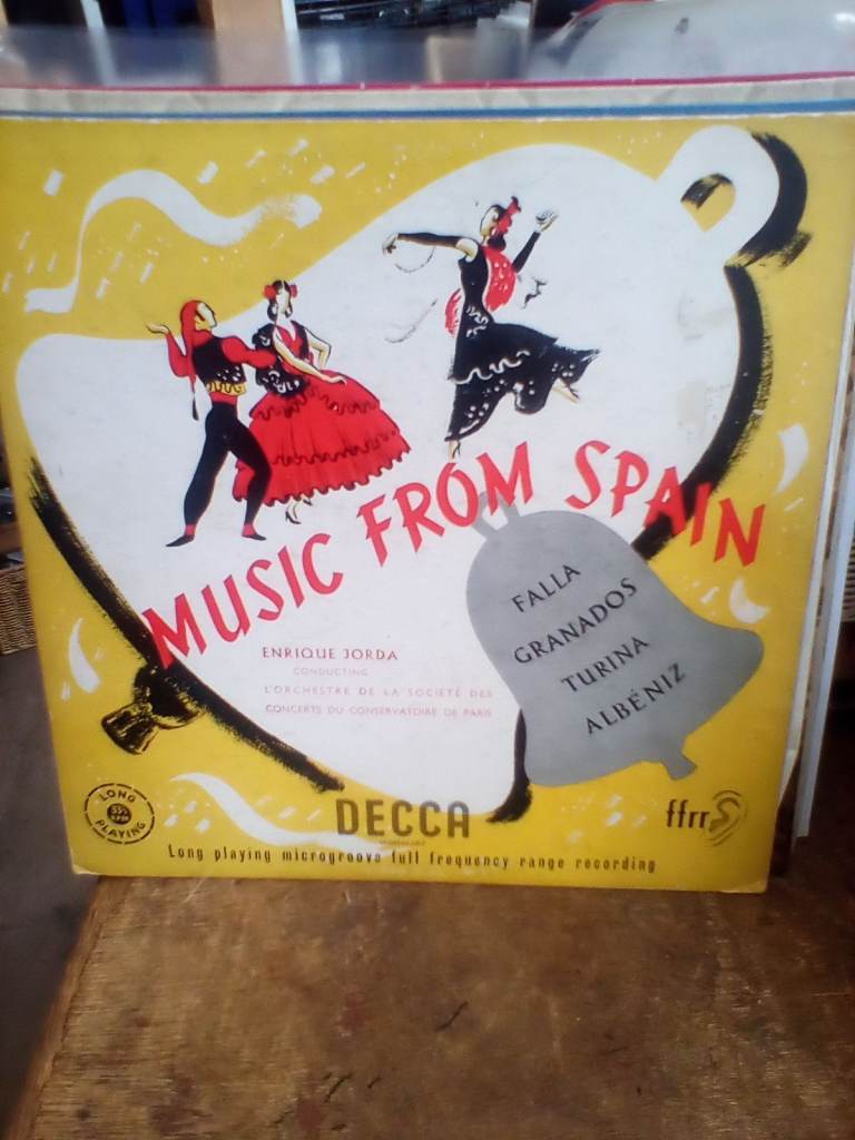 ENRIQUE JORDA,. MUSIC FROM SPAIN,. VINYL ALBUM,. 