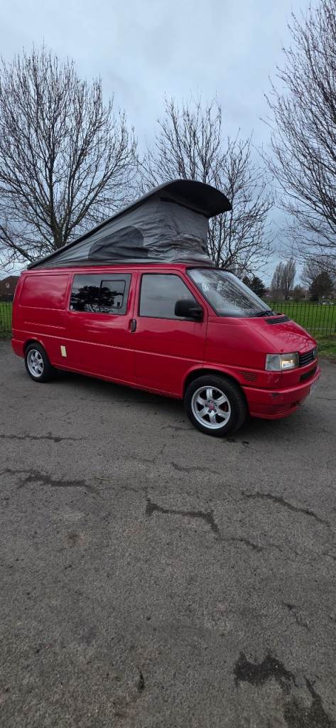Vw transporter t4 2.4 poptop camper LWB 