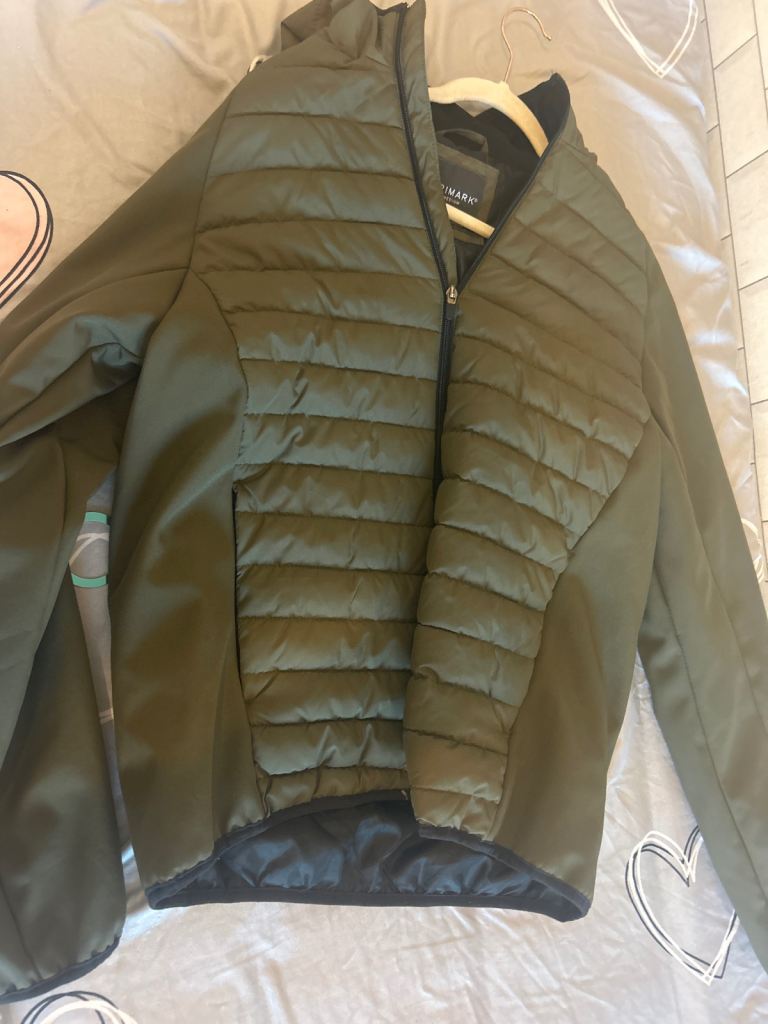 Primark Khaki Puffer Jacket – Good Condition