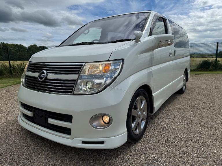 2008 Nissan Elgrand NISSAN ELGRAND 3.5 HIGHWAY STAR * FULL BLACK LEATHER LIMITED * 8 SEATER *  Pe...