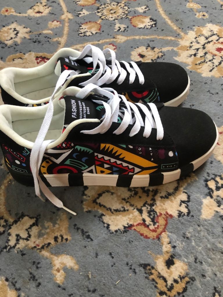New Multicoloured Fashion Trainers - Size 42