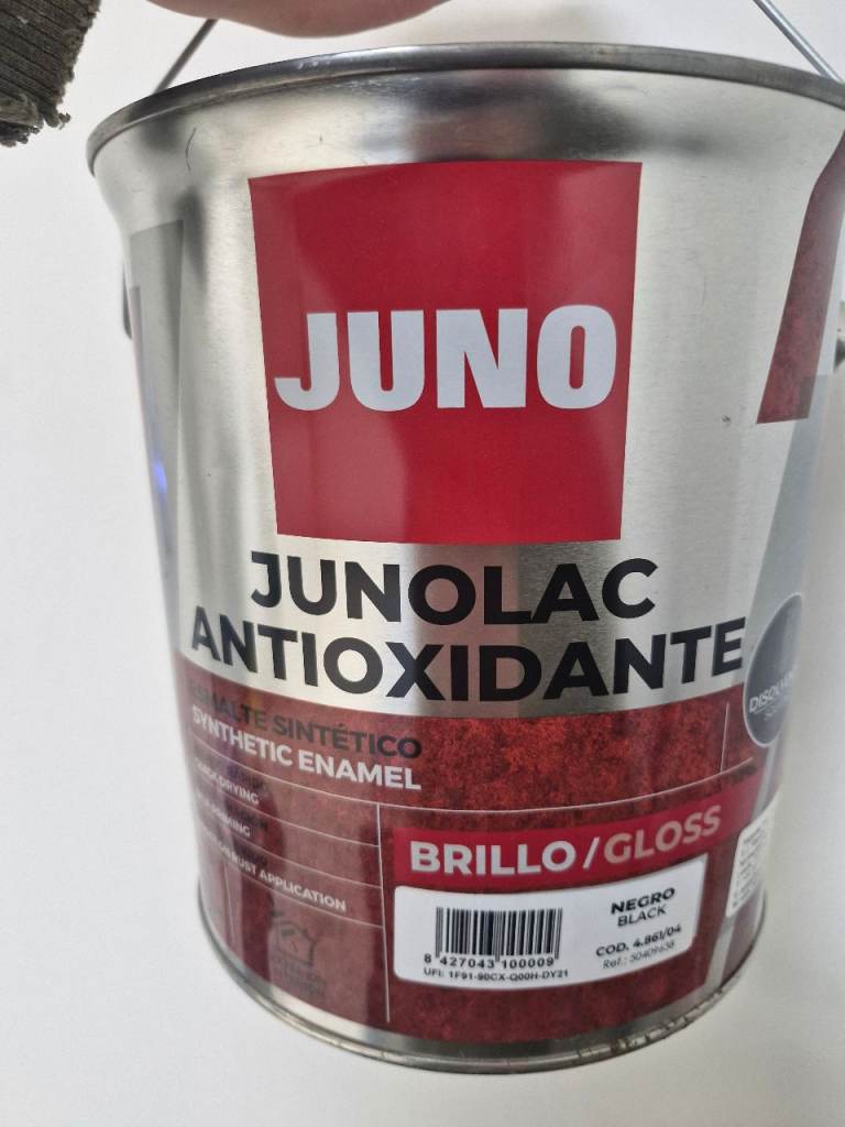 Black Gloss Metal Paint - 7no 4L Tins
