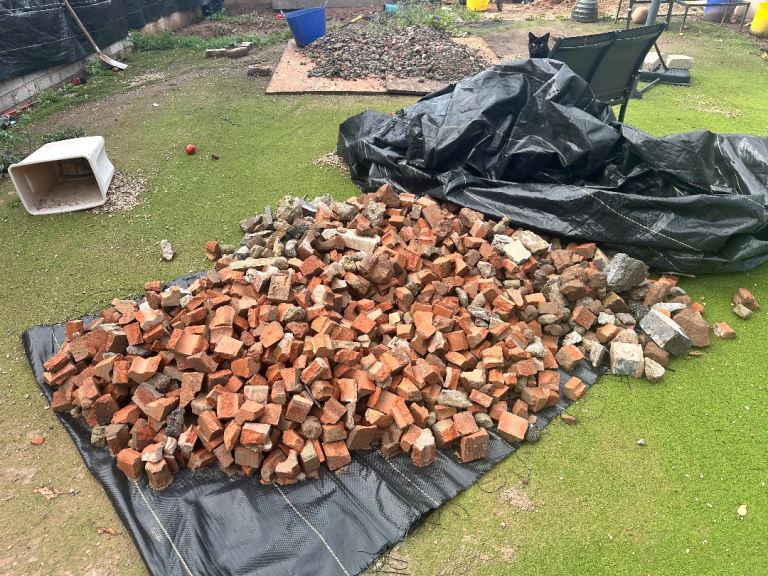 Reclaimed Bricks and Rubble for Hardcore - Good for Projects