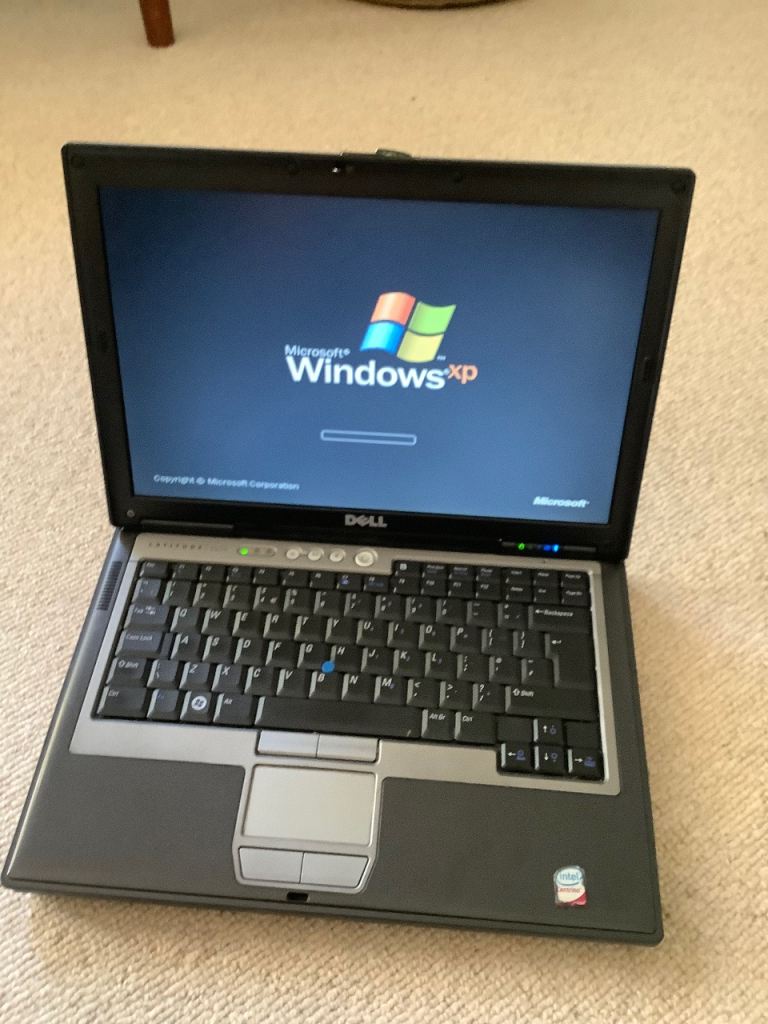 Dell Latitude D630 Windows XP era retro laptop