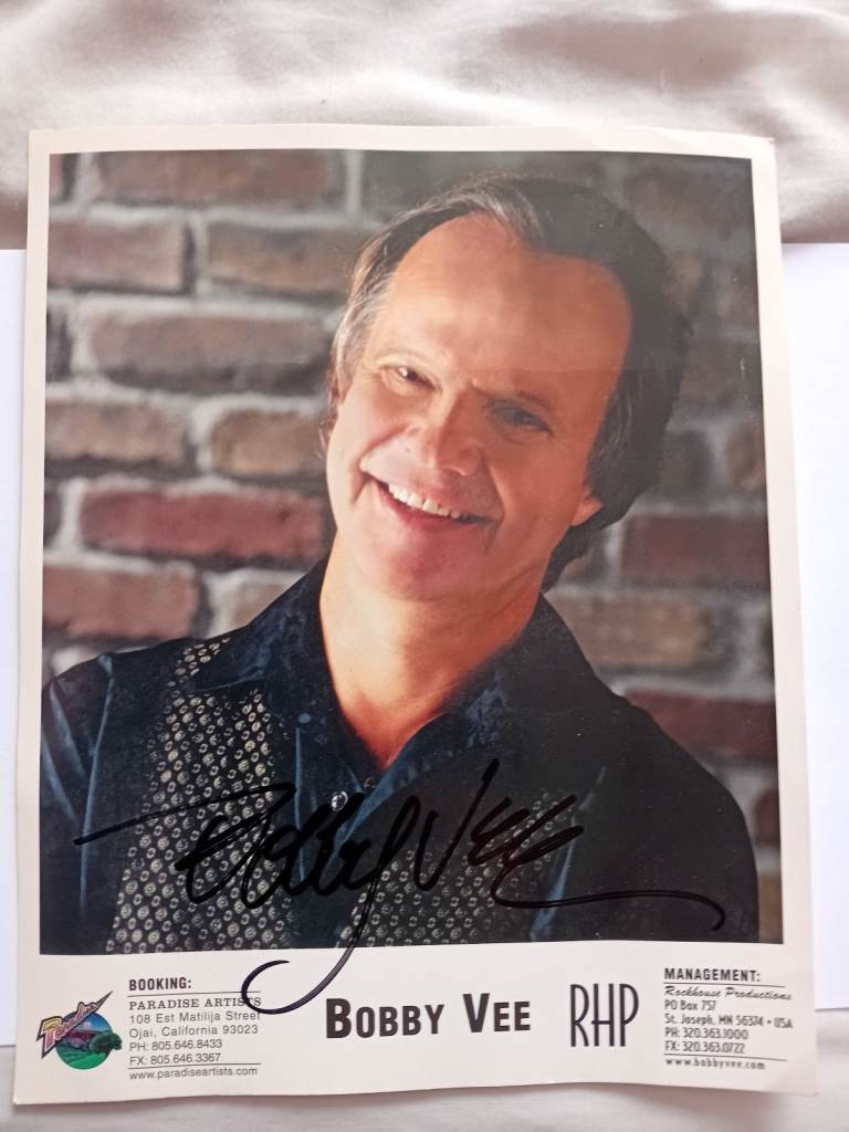 Bobby Vee Signed Photo