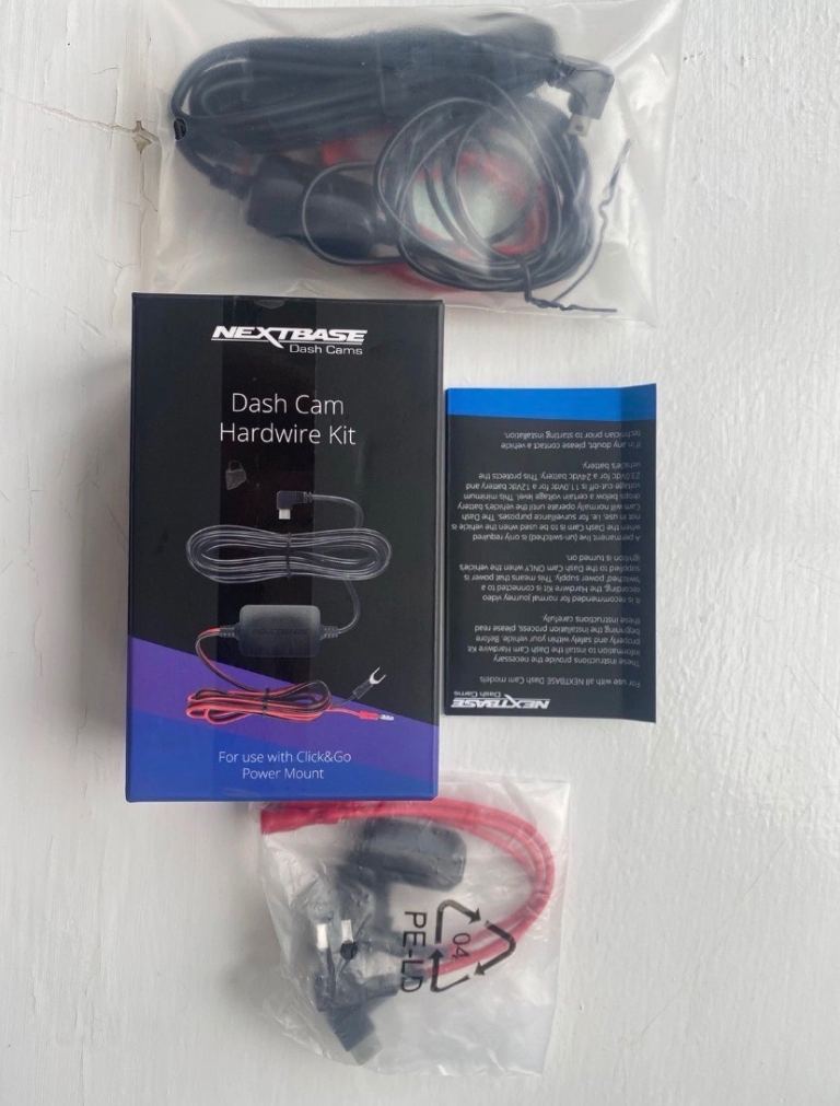 Nextbase charger cable with fuse extension 