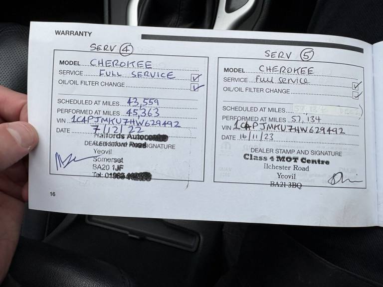 2018 Jeep Cherokee 2.2 MultiJetII Overland SUV 5dr Diesel Auto 4WD Euro 6 (s/s) (200 ps) ESTATE D...