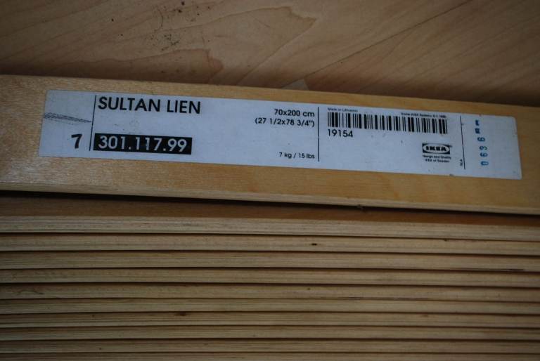 Full Set of Ikea Bed Lats