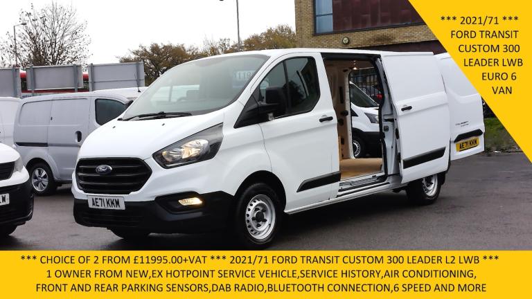 2021 Ford Transit Custom 300 LEADER ECOBLUE L2 LWB WITH AIR CONDITIONING,PARKING SENSORS,6 SPEED ...