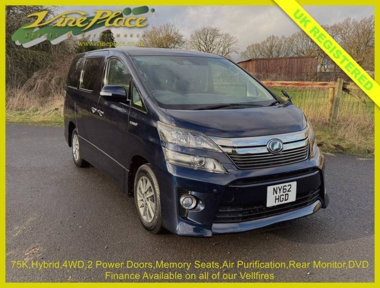 2012 Toyota Vellfire 2.4 Hybrid ZR True,4WD, 7 Seats,Auto MPV Hybrid Automatic