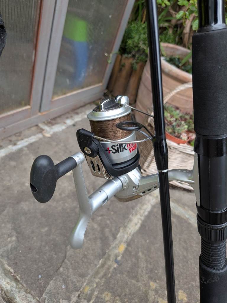Kids fishing rod and reel. 
