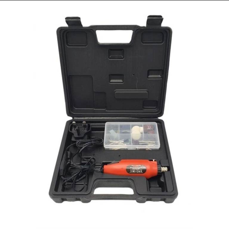 60 pc Rotary Mini Drill Tool Set with Accessories – Good Condition