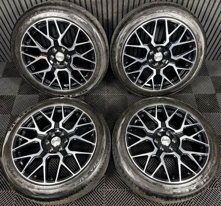 20" CALIBRE BMF SPARTAN FORD TRANSIT CUSTOM T7 VW TRANSPORTER ALLOY WHEELS TYRES