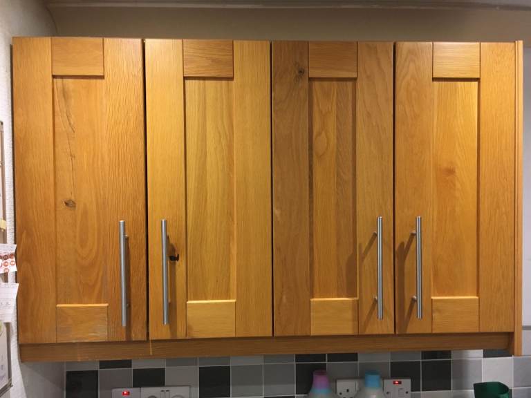 Vintage Schreiber solid wood kitchen cabinet doors and drawer fronts