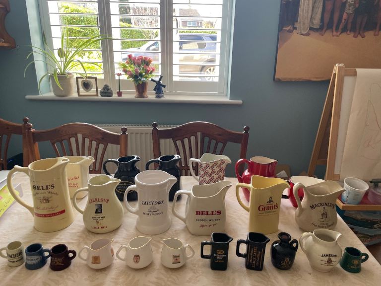 Bar display water jugs - used