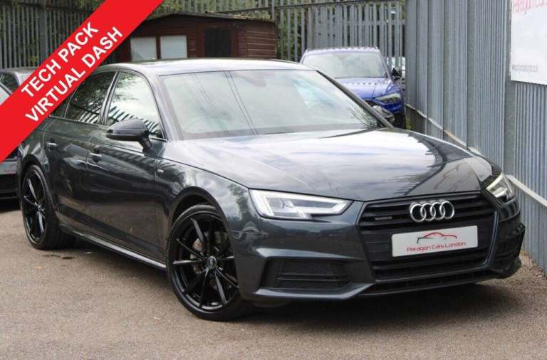 2018 Audi A4 2.0 TDI Black Edition Saloon 4dr Diesel S Tronic quattro Euro 6 (s/s) (190  Saloon D...