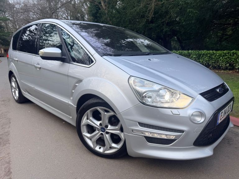 FORD S MAX TITANIUM X SPORT 2.0 TDCI*SAT NAV*PAN ROOF*B/TOOTH*DAB*HALF LEATHER*SERVICE HISTORY*MINT*