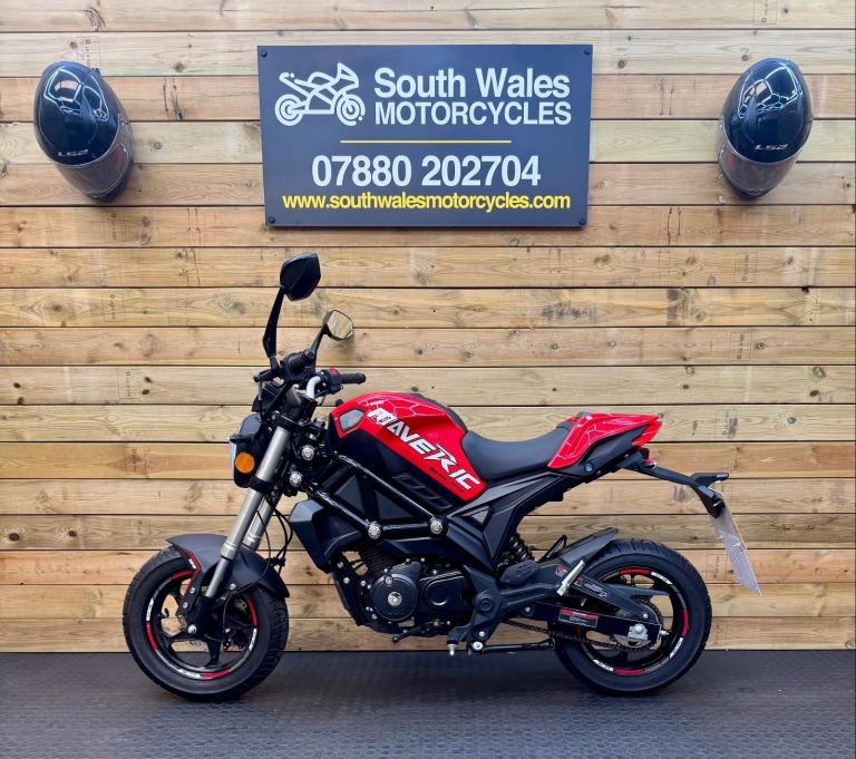 WK Bikes MAVERIC 125cc | 2024 (74) model | only 1887 miles 