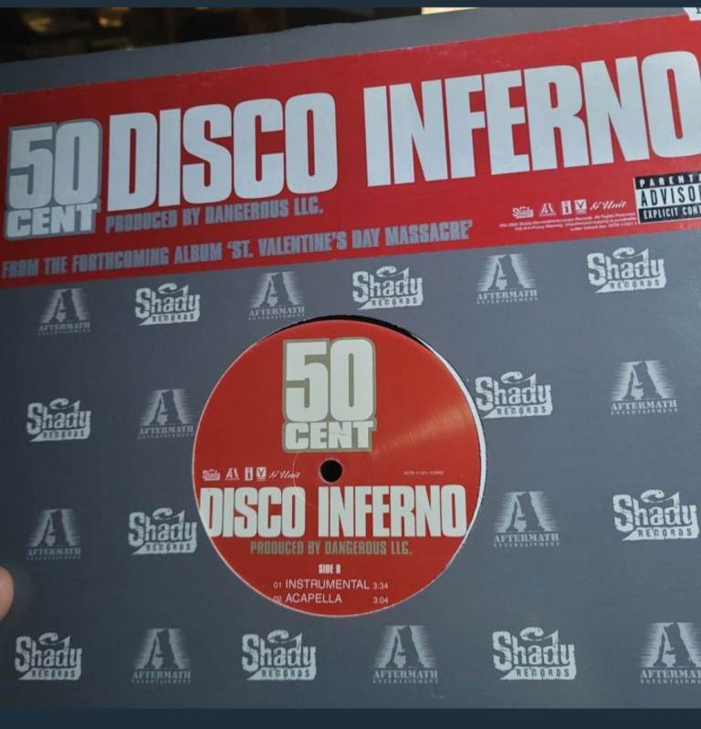 50 CENT disco inferno SHADY RECORDS. Excellent condition r1/1