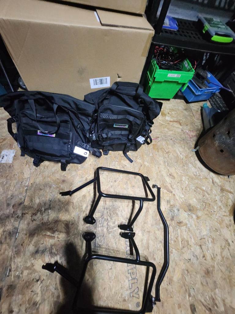 Ktm super adventure pannier bags and fitting frame