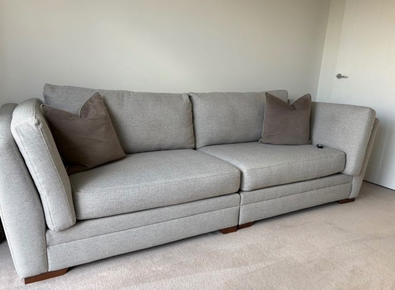 DFS 4 Seater and footstool 