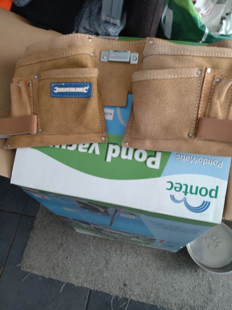 Silver line double tool belt suede pick up only 