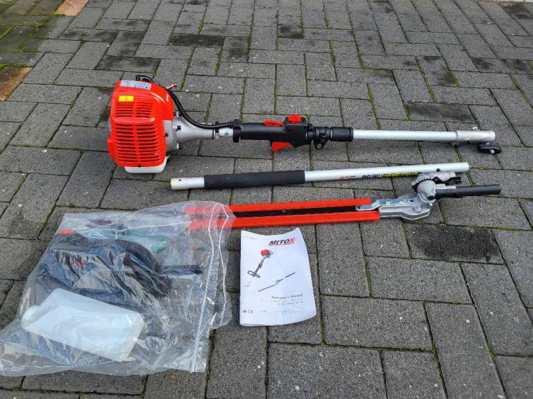 Mitox Petrol Long Reach Hedge Trimmer/Cutter
